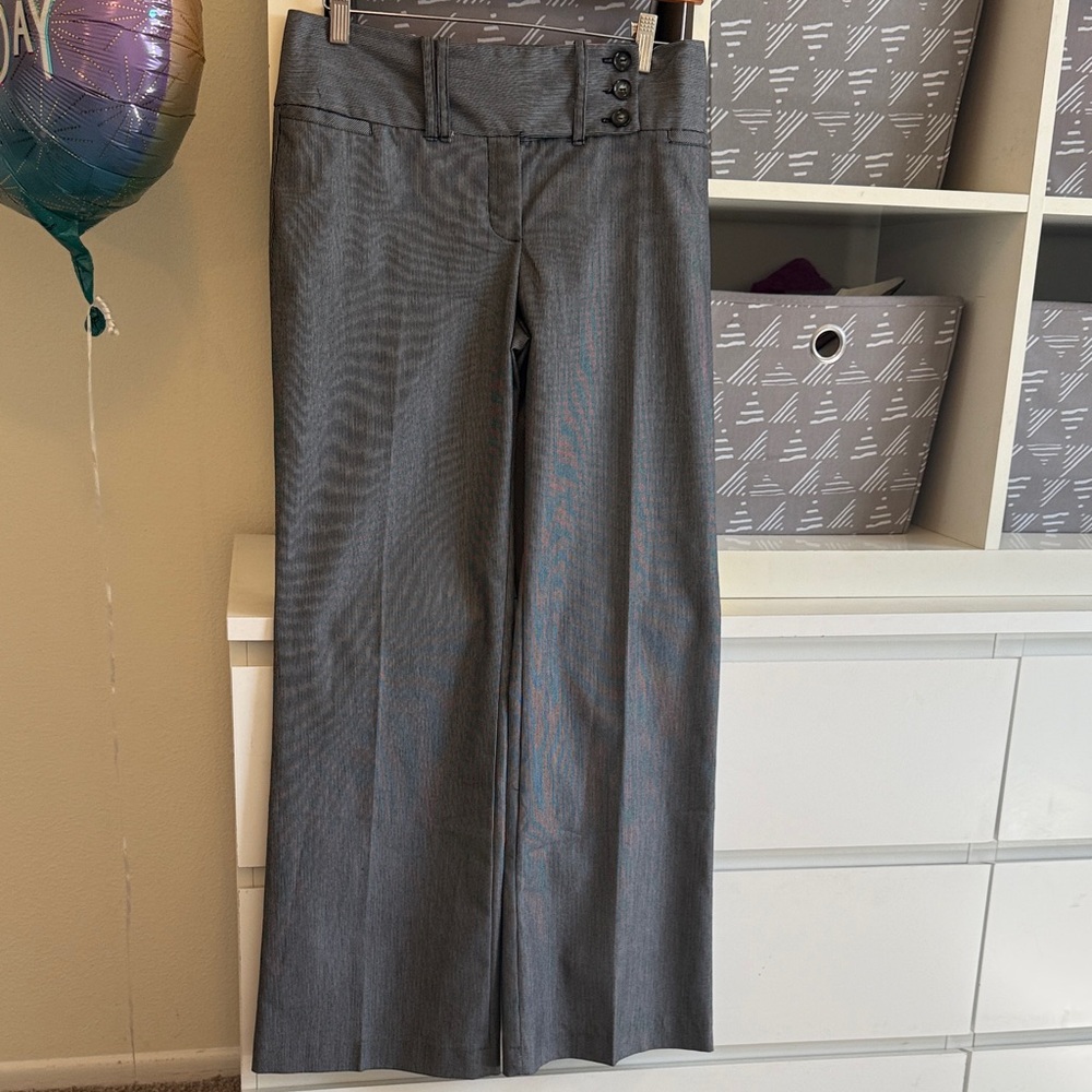 Charcoal Straight Leg Women's Pants